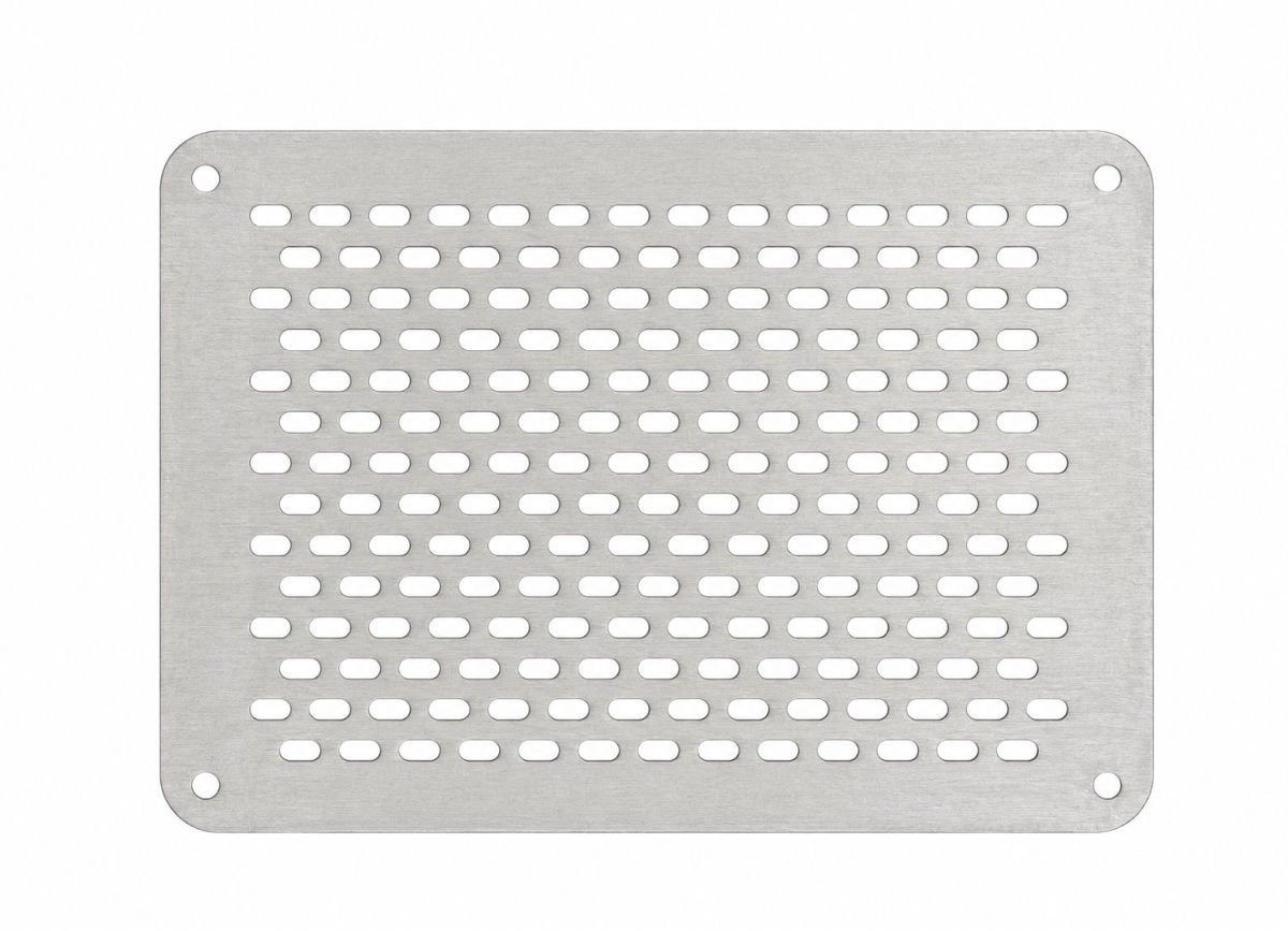 Unpest RVS Gevelrooster plat 10 x 14 cm - Effectieve Rattenwering