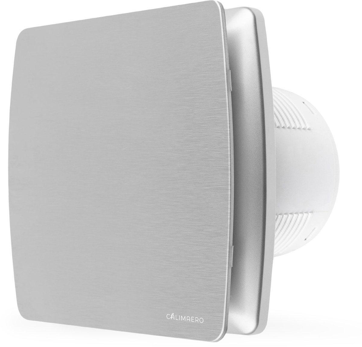 SnelShoppen - Badkamerventilator 100mm met Vochtigheidssensor, Energie-efficiënt, Stille 12W Ventilator met Tegenstroomklep, Kunststof, 95m³/h, 32db,
