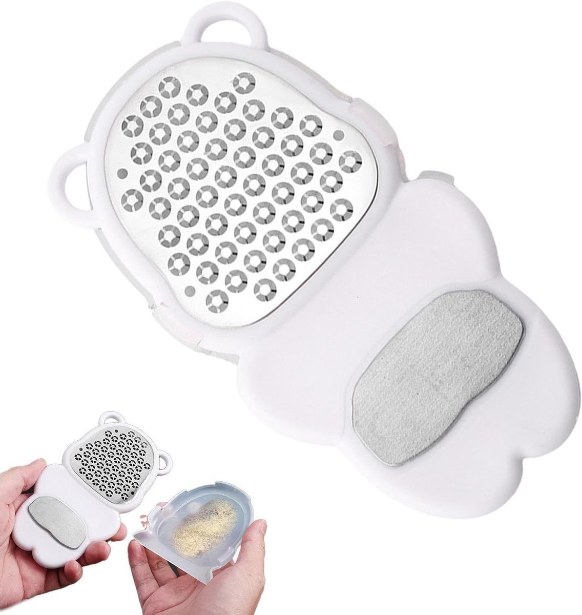 Eelt rasp - Voetvijl - Voetverzorging thuis - Dubbelzijdig staal - 14.9 cm - Zwart
