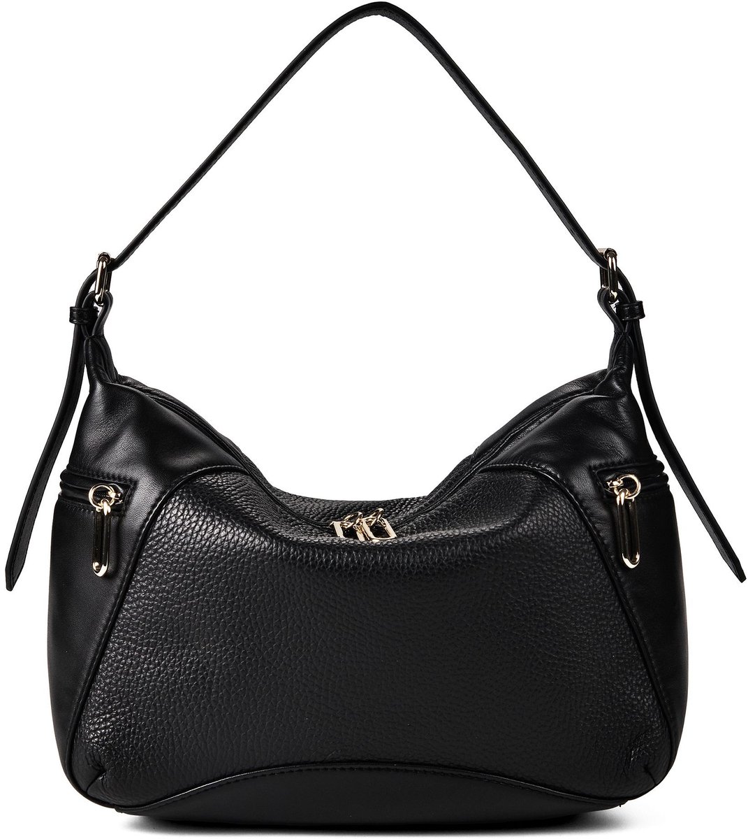 Mandarina Duck Daisy Schoudertas Leder 26 cm - Dames - nero