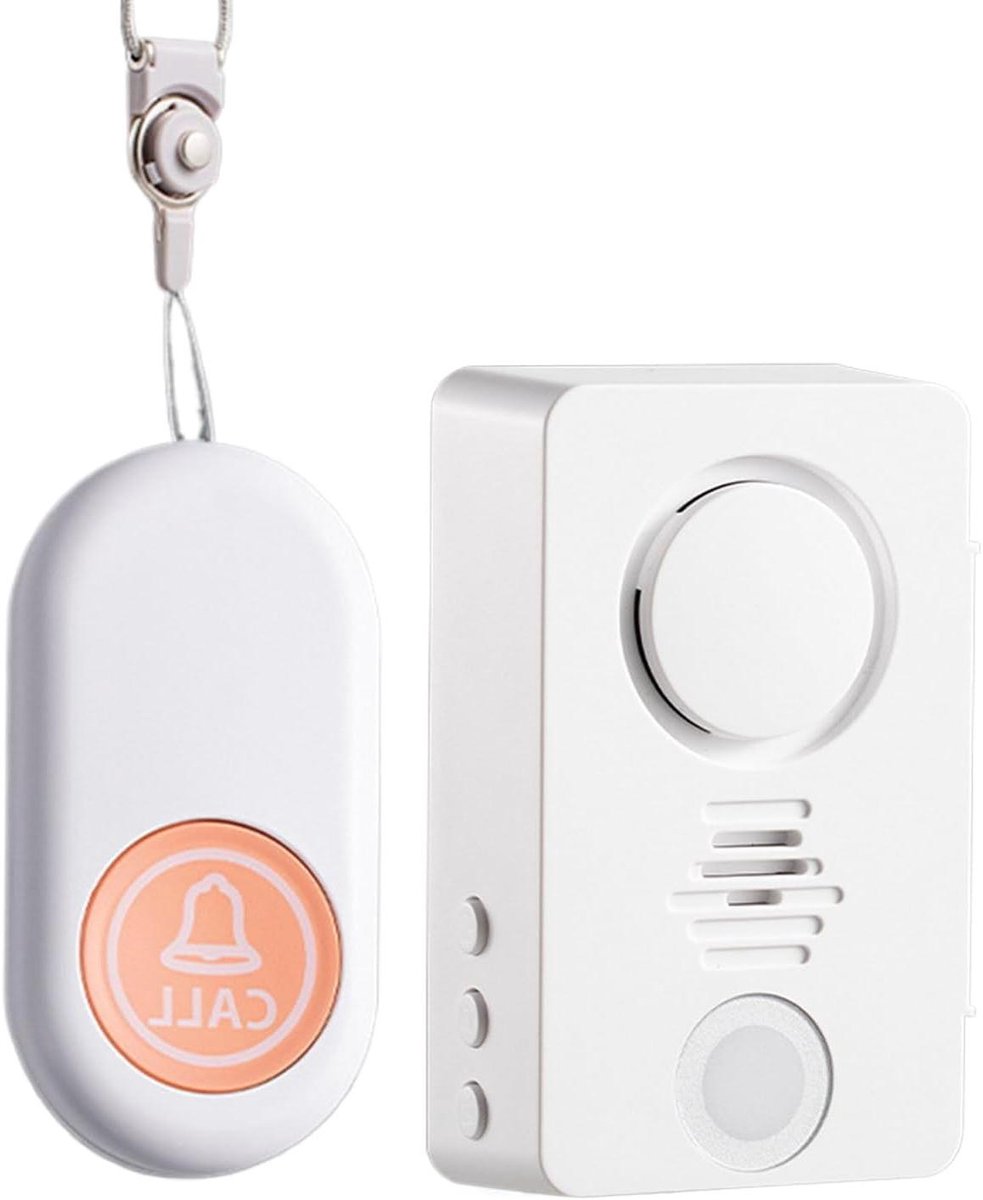 Veiligheidsbedalarm - Bedsensor alarm senioren - Nachtelijke veiligheid - Draadloze bedwaarschuwing - 10 x 8 x 5.5 cm - Wit