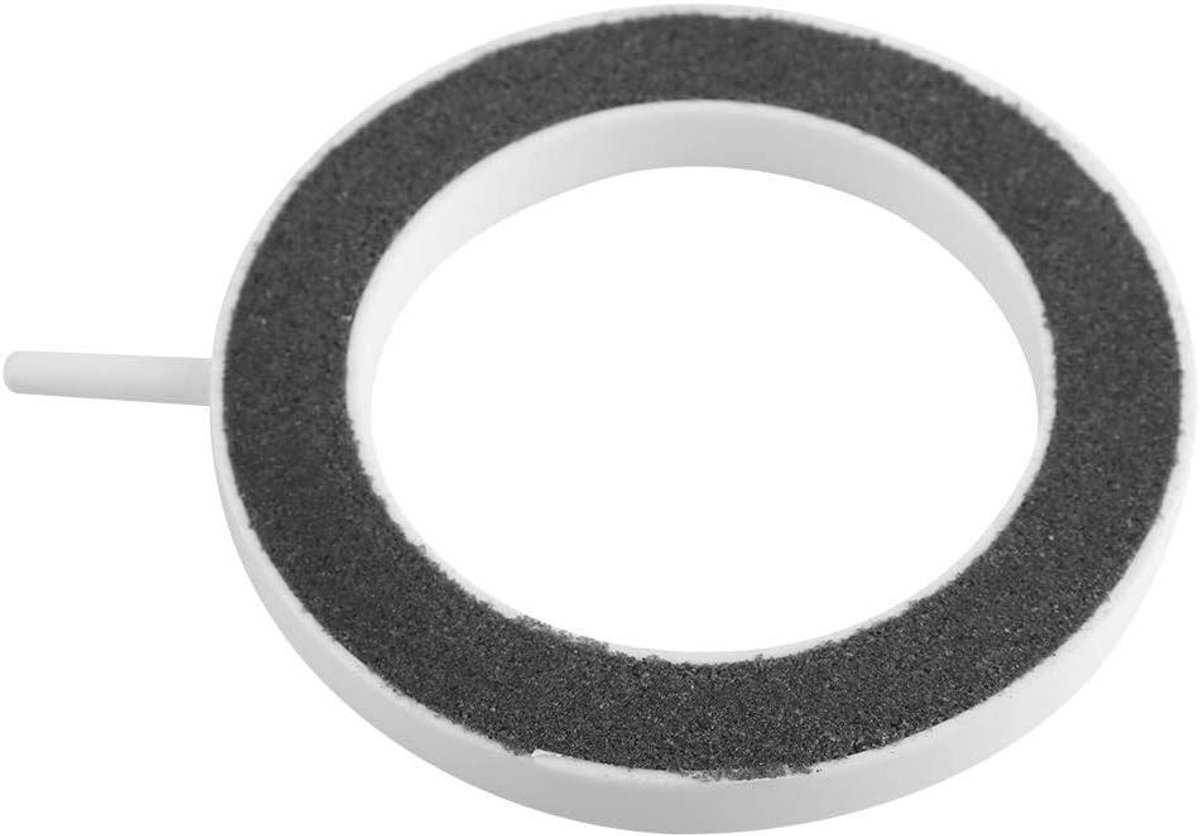 Luchtsteen Ring - Aquarium Luchtsteen - Water Beluchten - Ringvormig Ontwerp - 100x12mm - Grijs