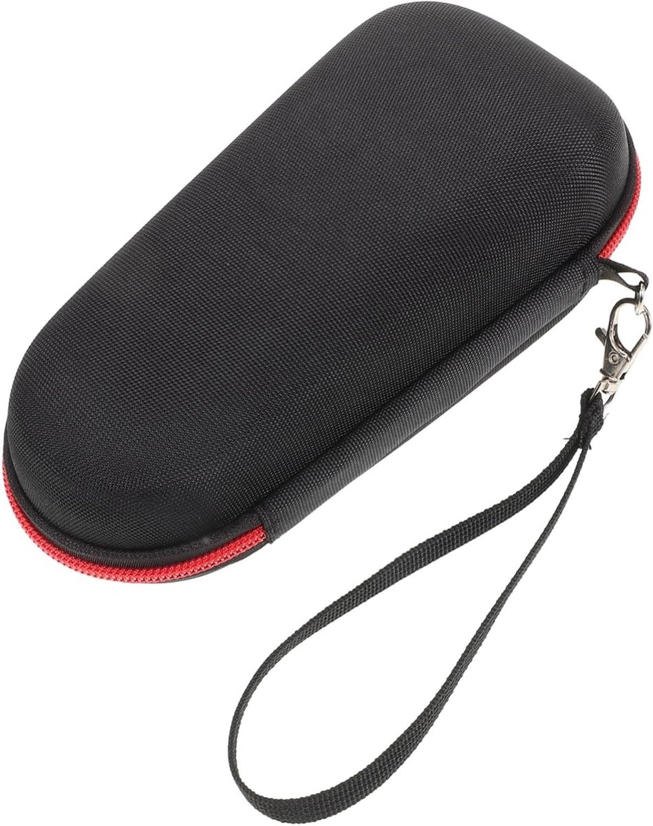 Tondeusekoffer - Scheerapparaat etui - Elektrisch scheren - Stevige organizer - 185 x 8 x 7 cm - Zwart
