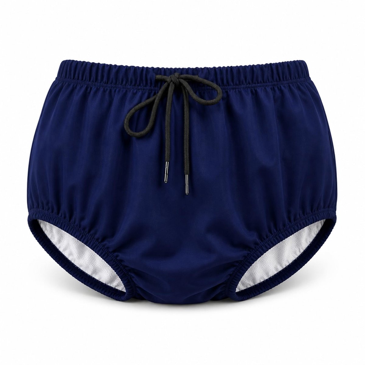 SnelShoppen - Herbruikbare zwemluiers voor volwassenen, wasbare stoffen luiers, lekvrij, zwemmers, incontinentiebescherming, uniseks, maat M, blauw