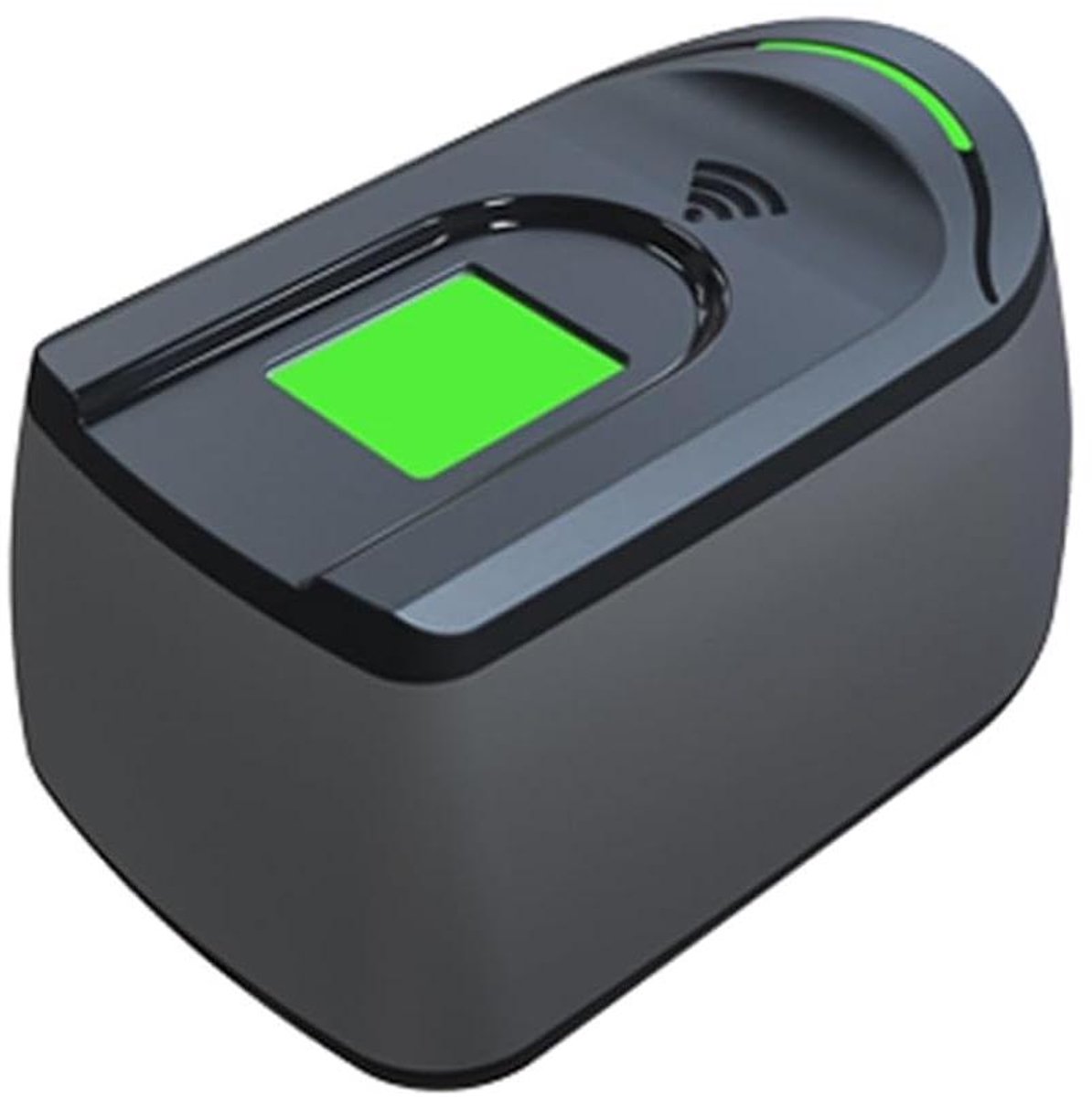 Tijdklok Vingerafdrukscanner - Aanwezigheidsmachine USB - Werkuren Registreren - Snelle Identificatie - 0.2 kg - Zwart