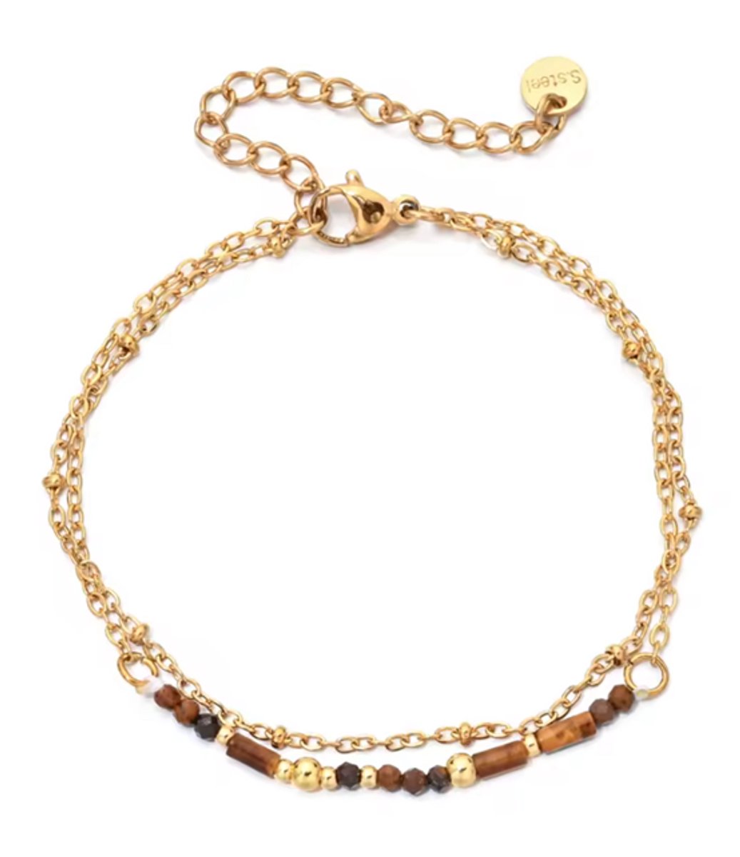 Jomide Armbandje Bohemian Vintage - Goudkleurig - 1