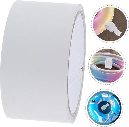 Reparatiestickers Zwemband - Reparatietape Zwembad - Lekkages Dichten - Waterdicht en Hittebestendig - 500 cm - Wit — afbeelding 5