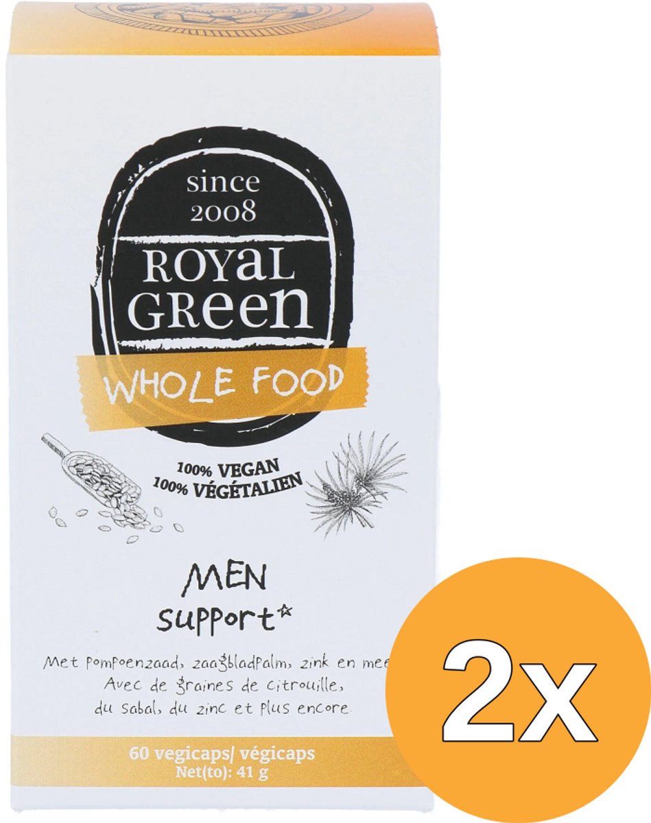 2x Royal Green Men Support Bio (60 vega capsules)