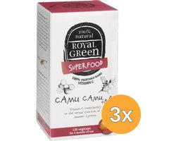 Royal Green 3x Camu camu vitamine C (120 vega capsules)