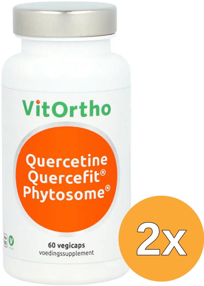 2x VitOrtho Quercetine quercefit phytosome (60 vega capsules)