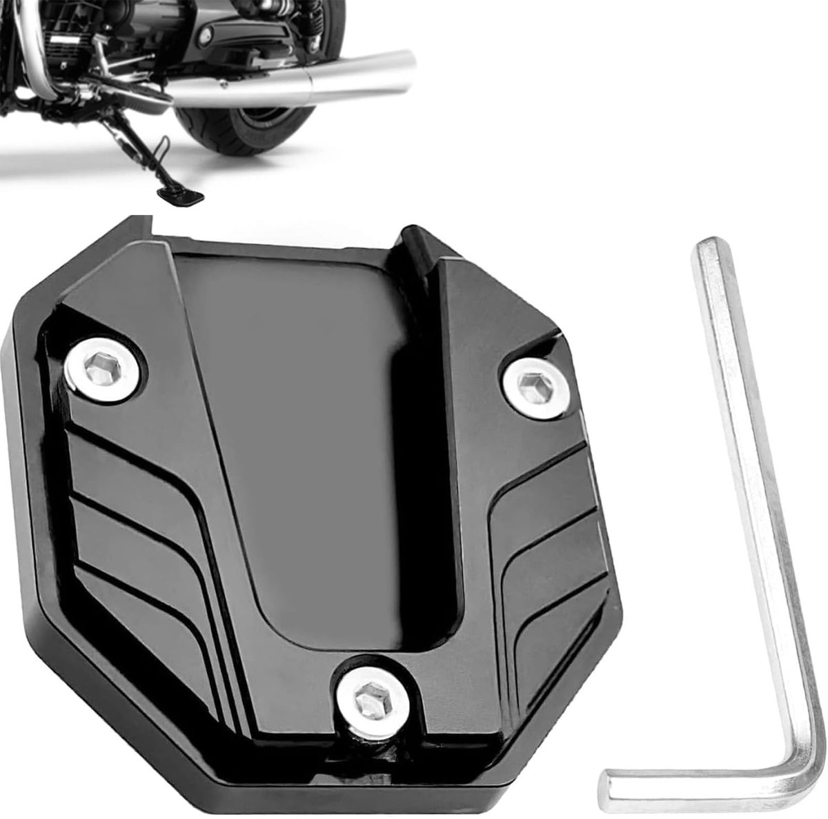 Dailygoods - Universele Motorsteun - Aluminium Side Stand Verlenging