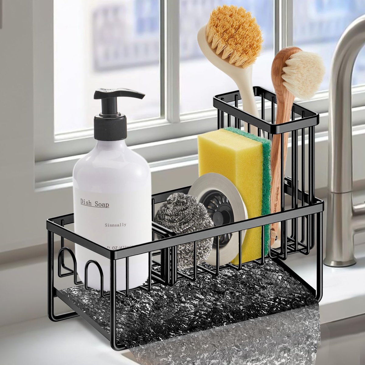 Dailygoods - Gootsteen Caddy Tidy Organizer met Zelfafvoerende Lade