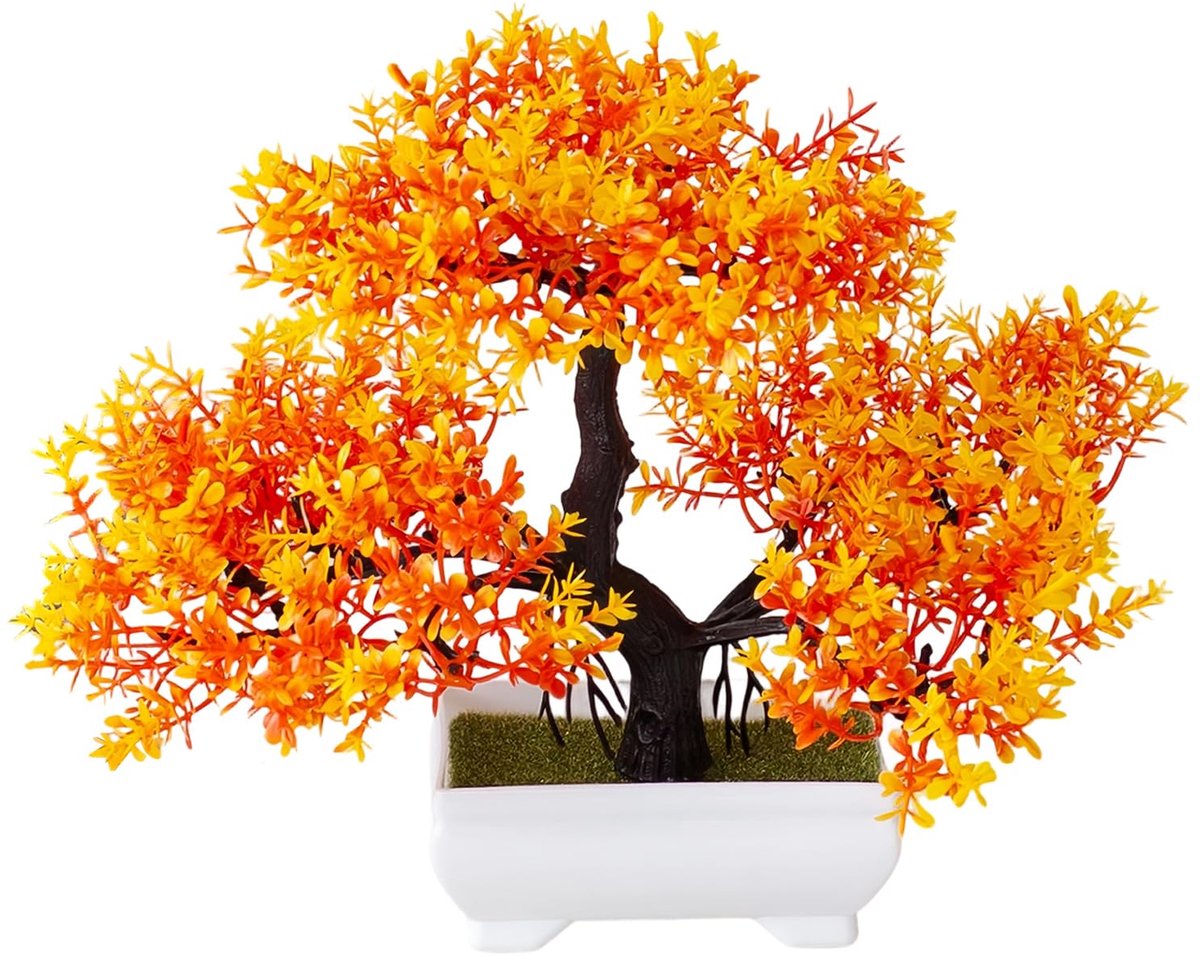 Dailygoods - Kunstmatige Bonsai Boom - Realistisch, Onderhoudsvrij voor Tafeldecoratie
