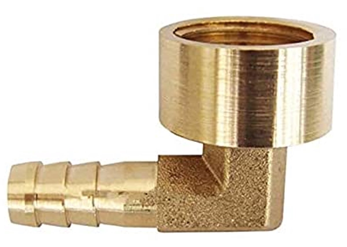 Dailygoods - Messing Weerhaak Slang Fitting 10mm en 3/8" Connector