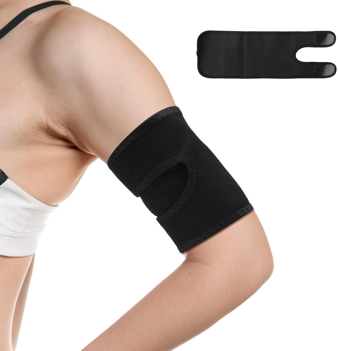 Dailygoods- Compressiemouw Verstelbaar - Ondersteuning Bovenarm - Ademend Kussen - Comfortabel voor Sport - Herstel na Operatie - Geschikt voor Mannen/Vrouwen - Armsteun