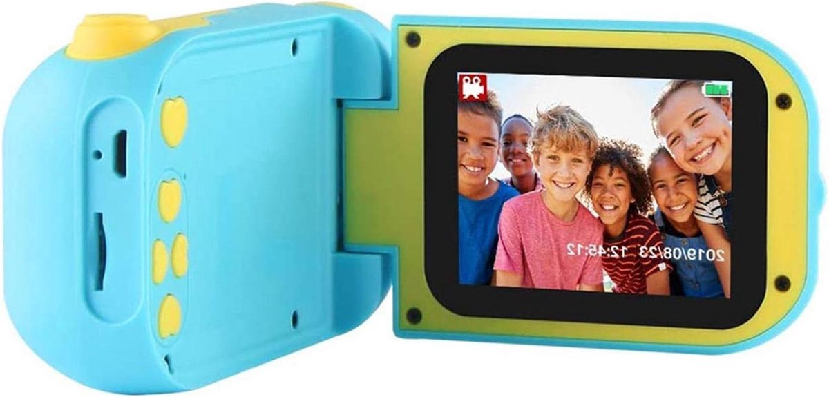 Kinder Camera - Kindercamera Kinderen - Vakantie Vastleggen - Met Autofocus - 100x57x38mm - Blauw