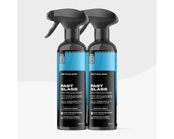 Detailrs Fast Glass Duo pack - Ruitenreiniger - Glasreiniger Auto - Window Cleaner - Interieur & Exterieur Streeploos