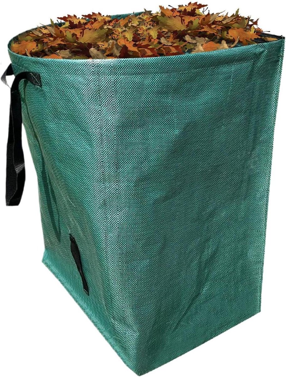 Tuinafvalzakken - Bladzakken Groencontainer - Tuinonderhoud - Scheurvast Polypropyleen - 200 liter - Groen