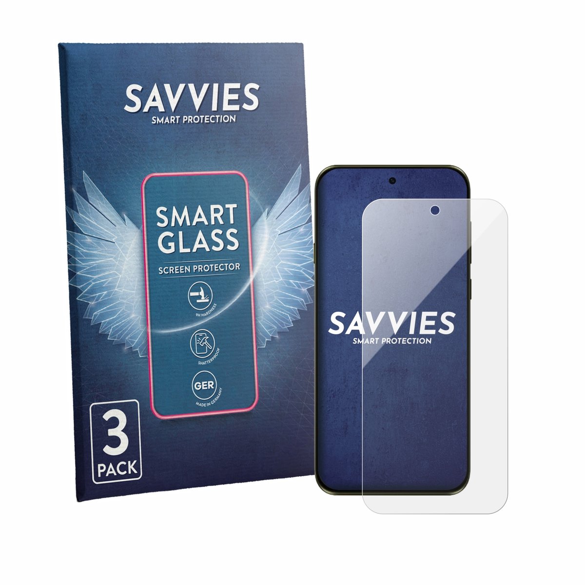 3 Stuks Savvies Screenprotector - geschikt voor Motorola Edge (2026) - beschermfolie glas transparant