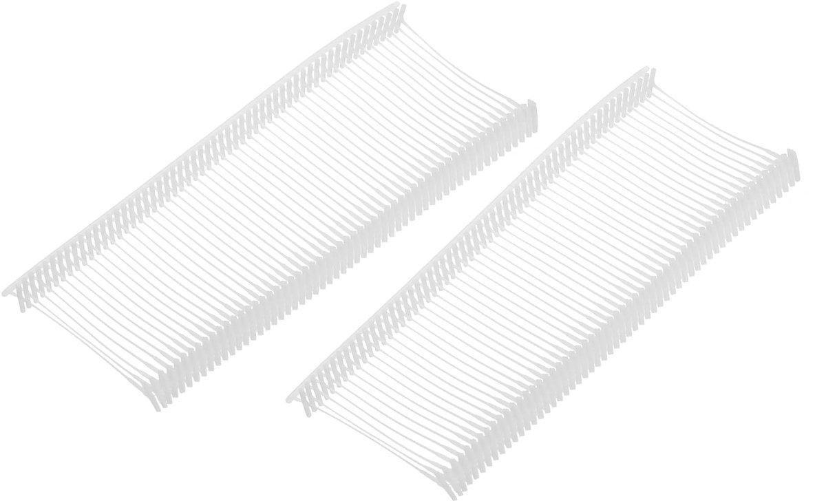 Dailygoods - 5000 Stuks Kledinglabels voor Labelpistool - Witte Plastic Refills voor Kledingetikettering