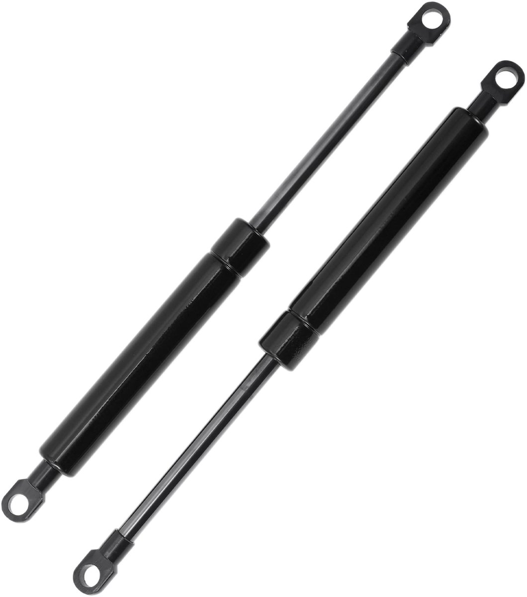 Dailygoods - 250Mm/9.84" Gasveren 200N Carbon Staal Gasveren Zwart 2 Stuks