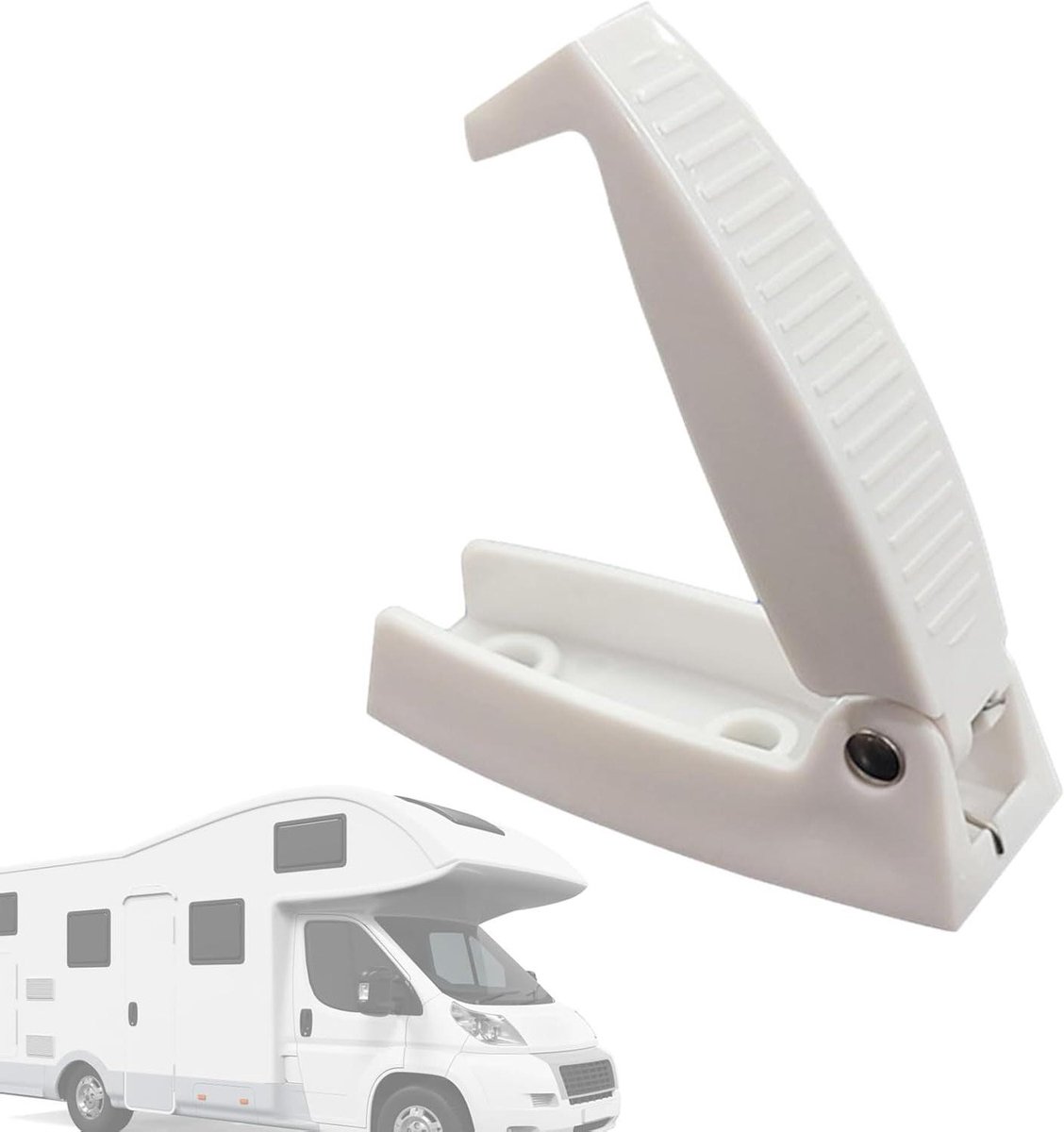 RV Deurvanger - Bagageruimte Clip - Camper Deuren Sluiten - Hoogwaardig ABS Materiaal - 17 x 15.3 x 3.3 cm