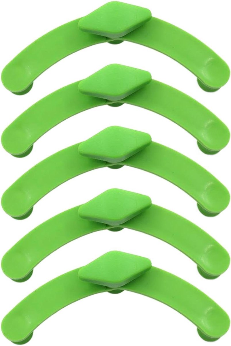 Takspreider - Takvormer Vormhulp - Takken Vormgeven - 5-delige Set - 15.1 x 9.5 cm - Wit