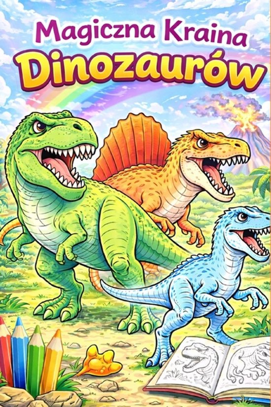 Kolorowanka Dinozaury - cover