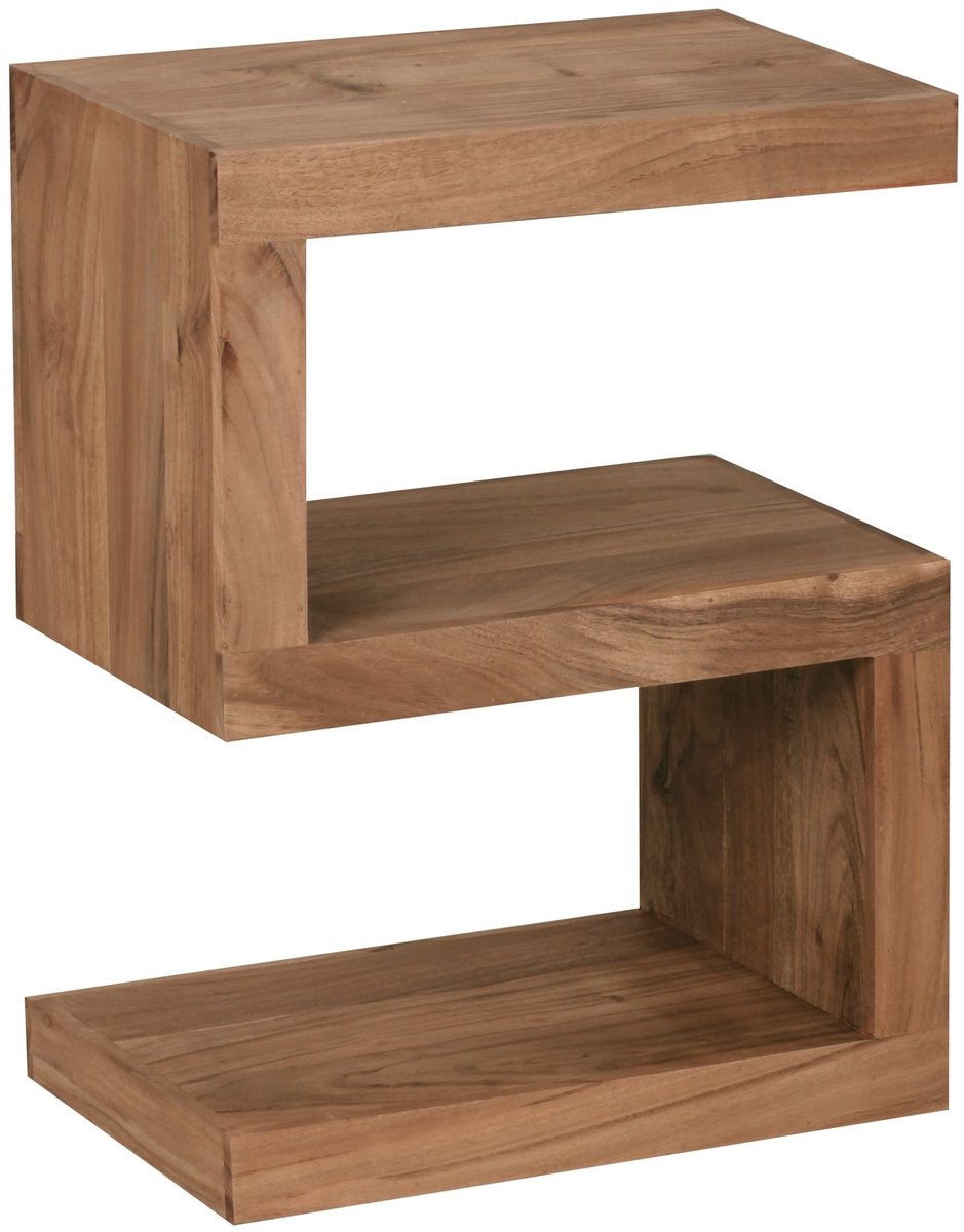 Gate39 Mumbai S-vorm Sidetable - Lichtbruin