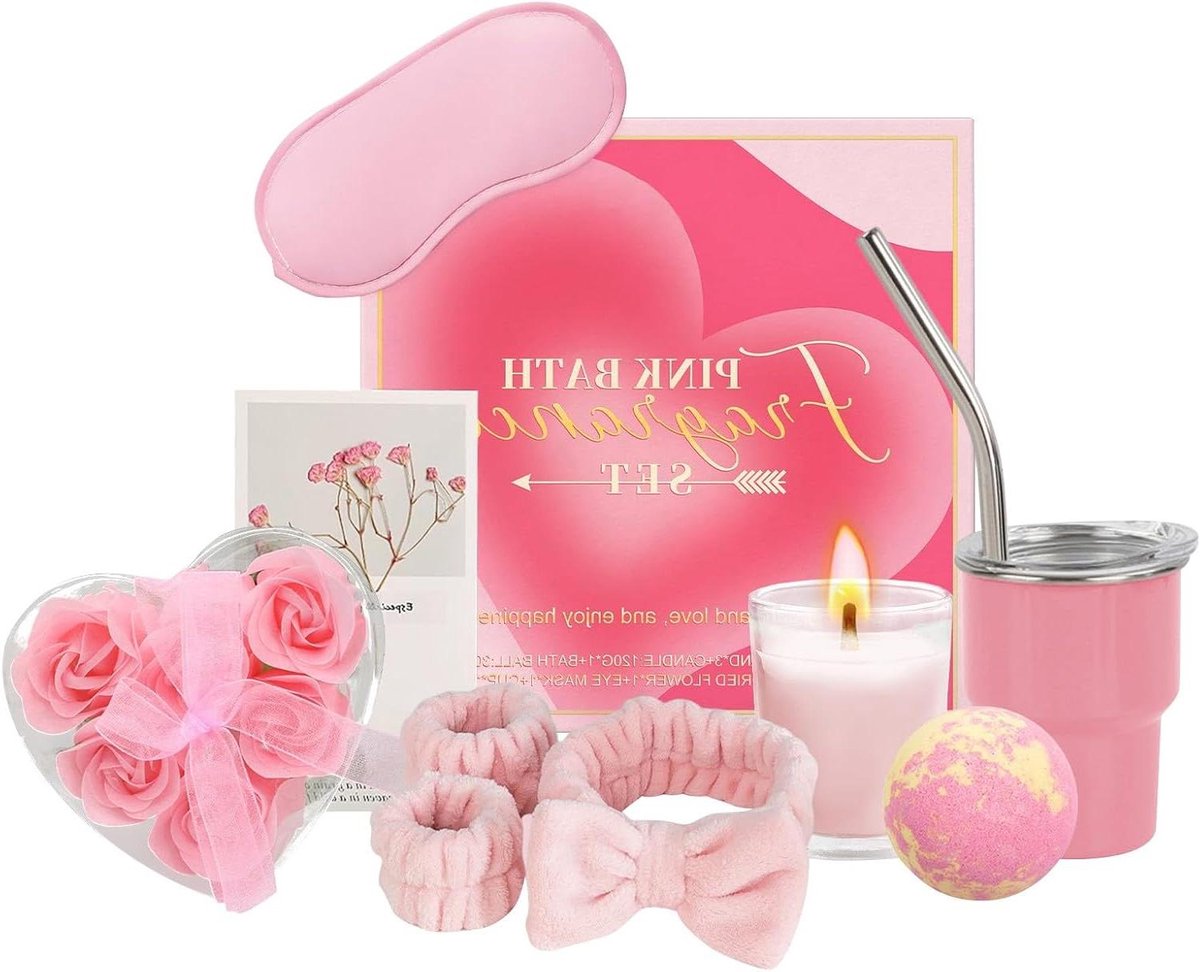 Wellness Cadeauset Vrouwen - Bad & Geur Pakket - Ontspanning Thuis - Inclusief Thermische Mok - 358 g - Niet Gespecificeerd