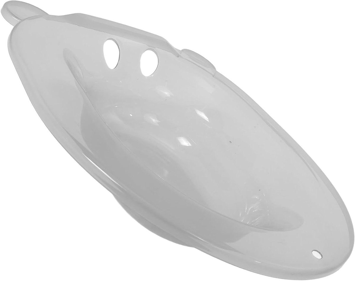 Zitbad Toilet - Baden voor vrouwen - Postpartum zorg - Transparant observatievenster - 375 x 345 x 10 cm - Grijs