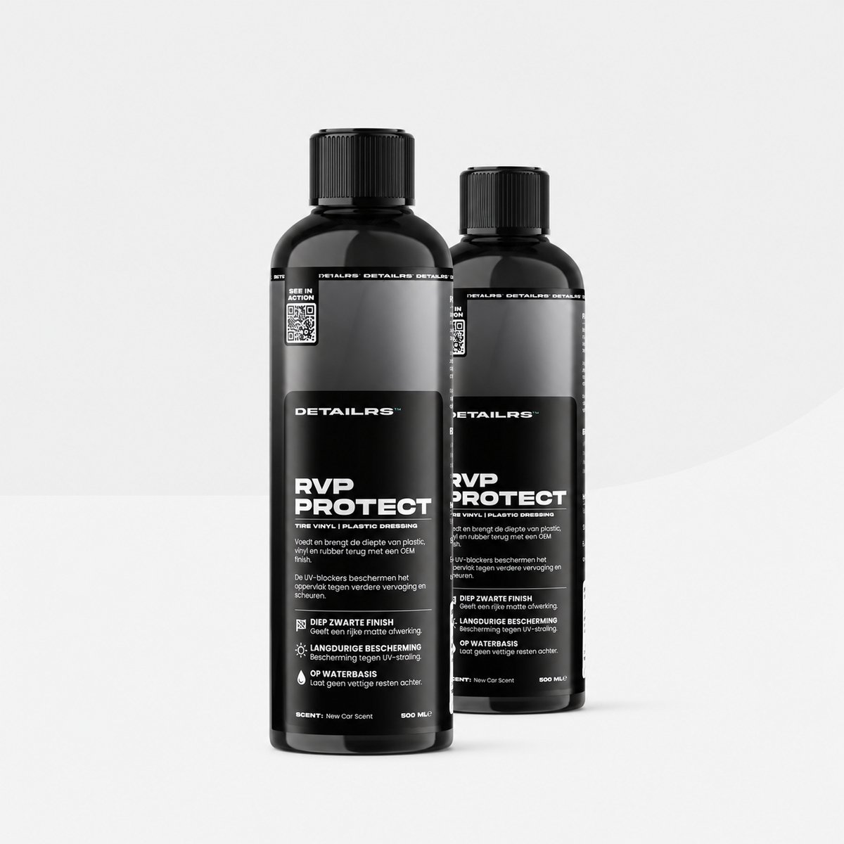 Detailrs RVP Protect - Duo pack - bumperspray - banden dressing - bumperzwart
