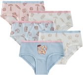 Next - Meisjes - Set van 5 hipsters met print - Blauw