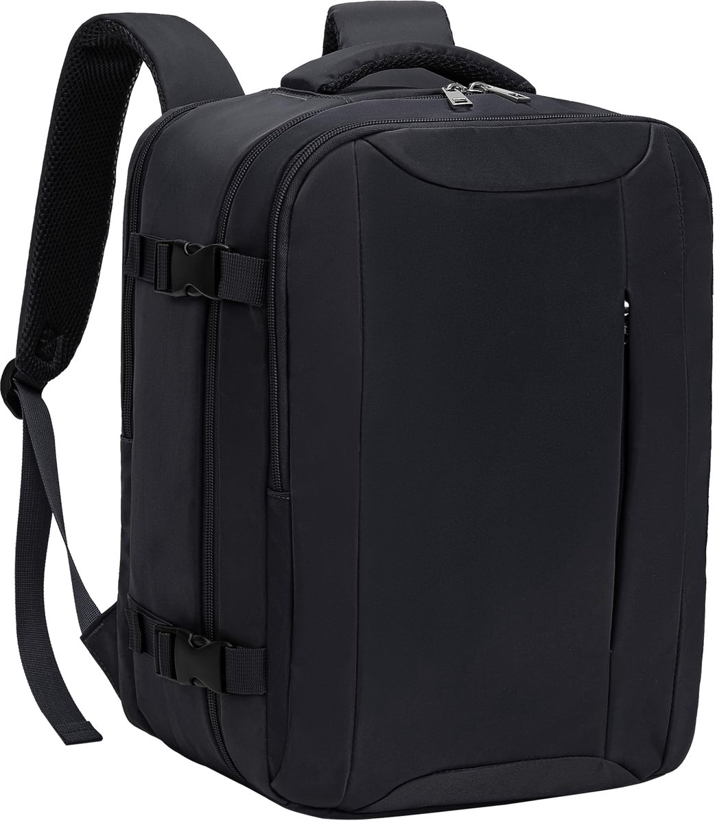 SnelShoppen - VMIKIV Reisrugzak, Handbagage, Laptoprugzak voor Vliegtuig, 40x30x20 cm, Ryanair, Wizz Air, EasyJet, Dames en Heren, Waterafstotend, Lic