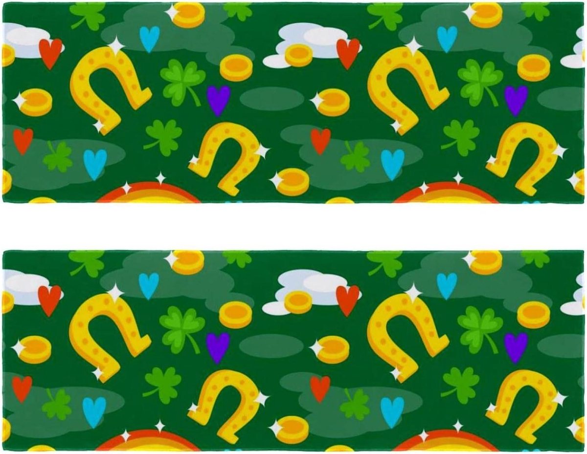 Microvezel Handdoeken - Sneldrogende Handdoeken - Sport en Reizen - Super Absorberend - 2 Stuks 29.5 x 81.5 cm - Veelkleurig