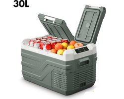 Joorly Mini Koelkast - Electrische Koelbox - Elektrische Vriesbox - Koelbox Elektrisch 12v 230 volt - Koelbox Auto - 30 Liter - 61.8 x 37.6 x 44.2 cm