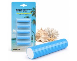 DEGG® – Geurstaafjes voor Stofzuiger – Ocean Breeze – Verfrist tijdens het Stofzuigen – 5 Stuks
