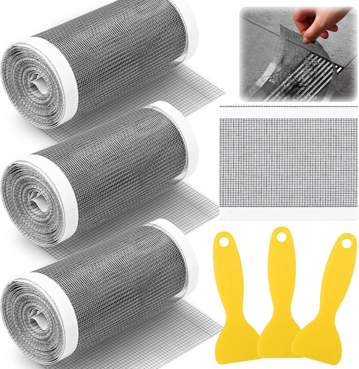 Dailygoods - 15m x 70mm Haarafvoer Strainer - Ideaal voor Douche en Bad