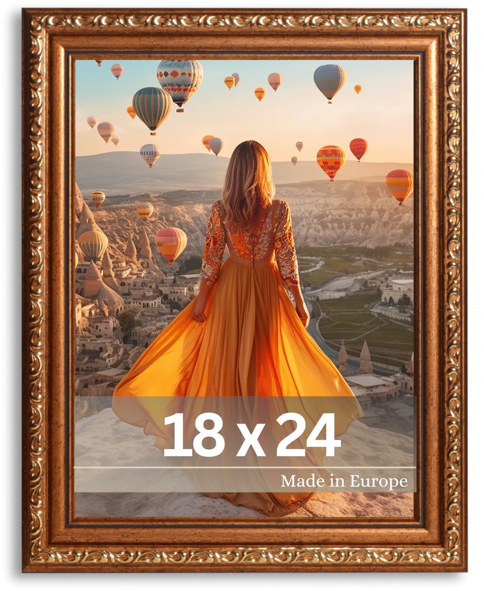 Dailygoods - Antique Foto Frame "Chagall" 18x24 cm – Decoratieve Barokstijl