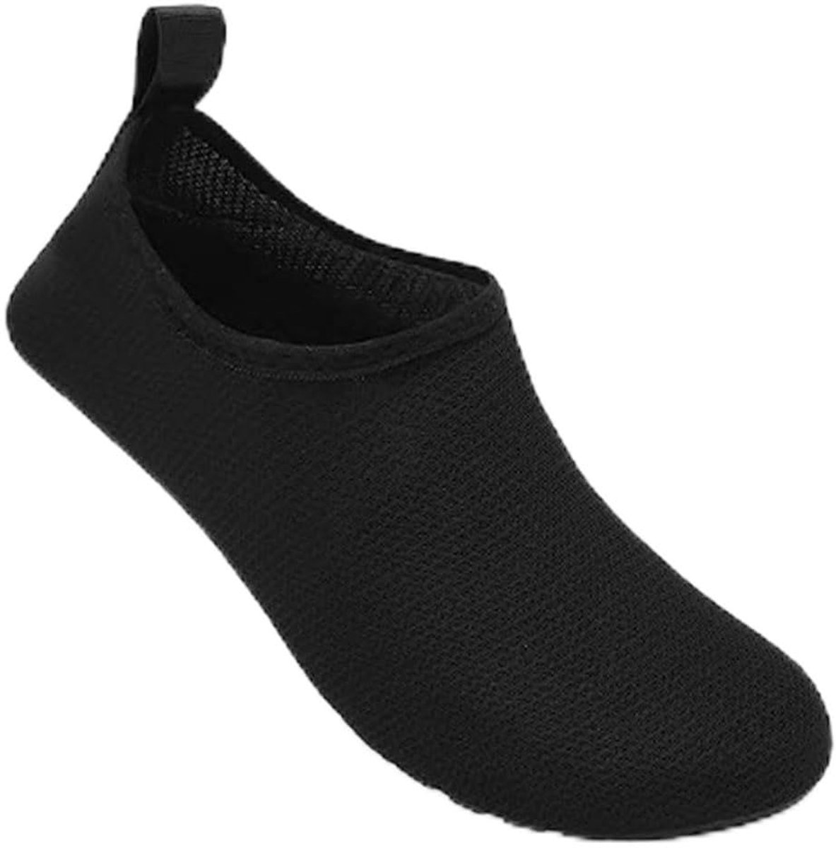 Dailygoods - Sneldrogende Waterschoenen Blootsvoets - Aqua Sokken voor Zwembad en Strand, Zwart, 6.5/7 UK