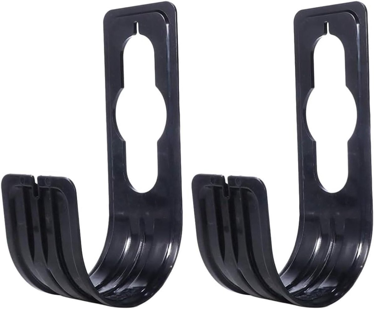 Dailygoods - Tuinslang ophanger - Tuinorganisator - Eenvoudig te installeren - Zwart - Tuinslanghouder - Ideaal voor tuinonderhoud - Geschikt voor met...