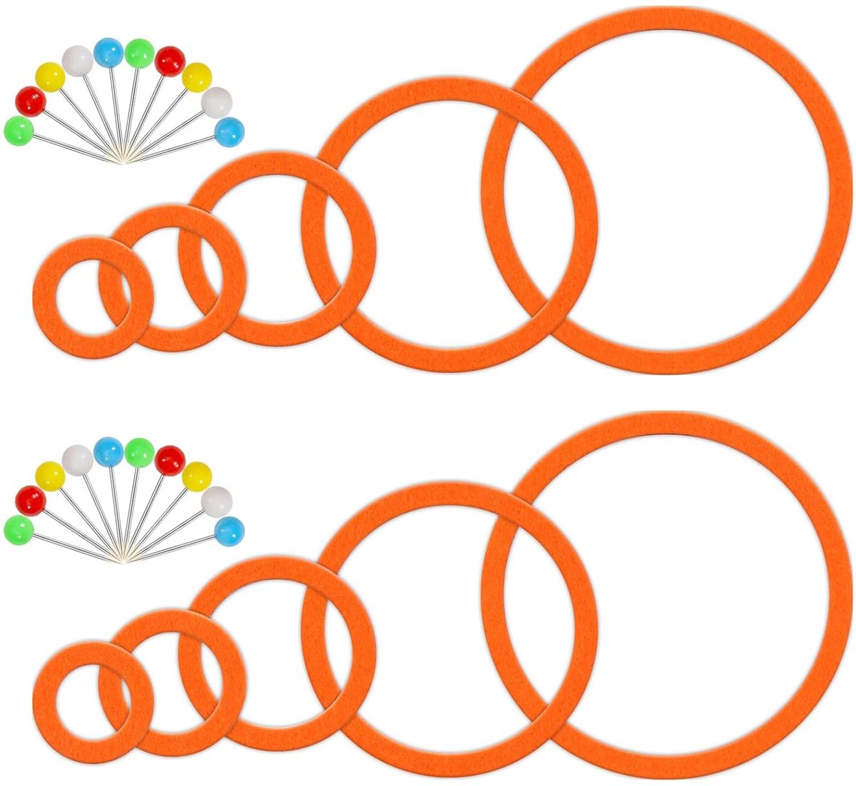 Dailygoods - Dart Exercise Rings Set - Training ringen en pinnaalden voor dartboard