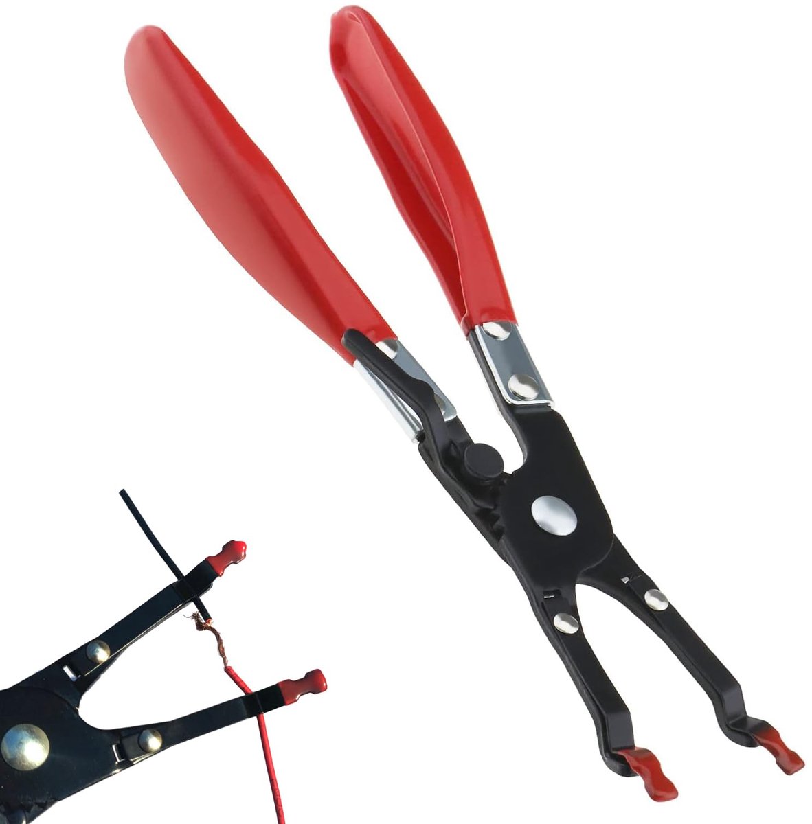 Dailygoods - Universele Slang Klem Tang voor Auto Onderhoud - Rood
