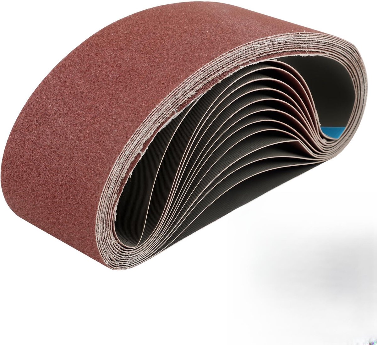 Dailygoods - Set van 12 schuurbanden 75 x 533 mm voor bandschuurmachines