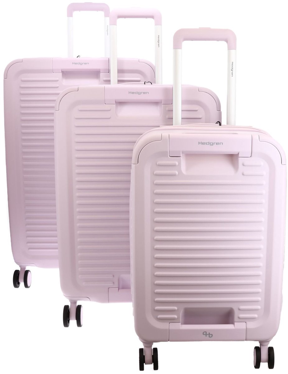 Hedgren trolley Raku Yuno Set S / M+ / L+ Orchid Ice paars 55cm