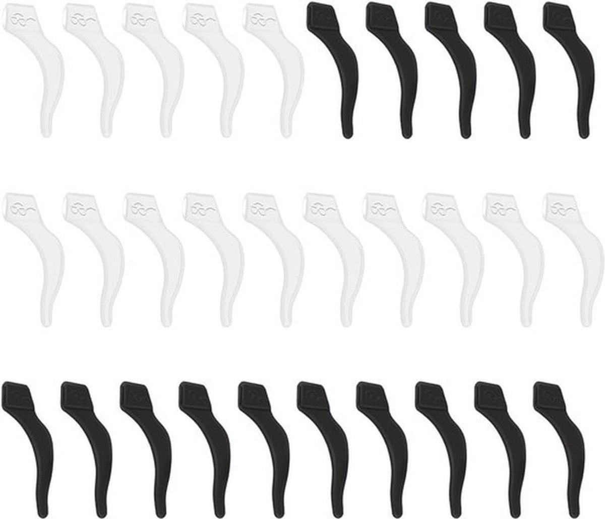 - Siliconen Oor Pads - Antislip Oor Haakjes - Comfortabel en stevig - Voor Brillen - Zonnebril accessoires - Geschikt voor diverse brillen ..