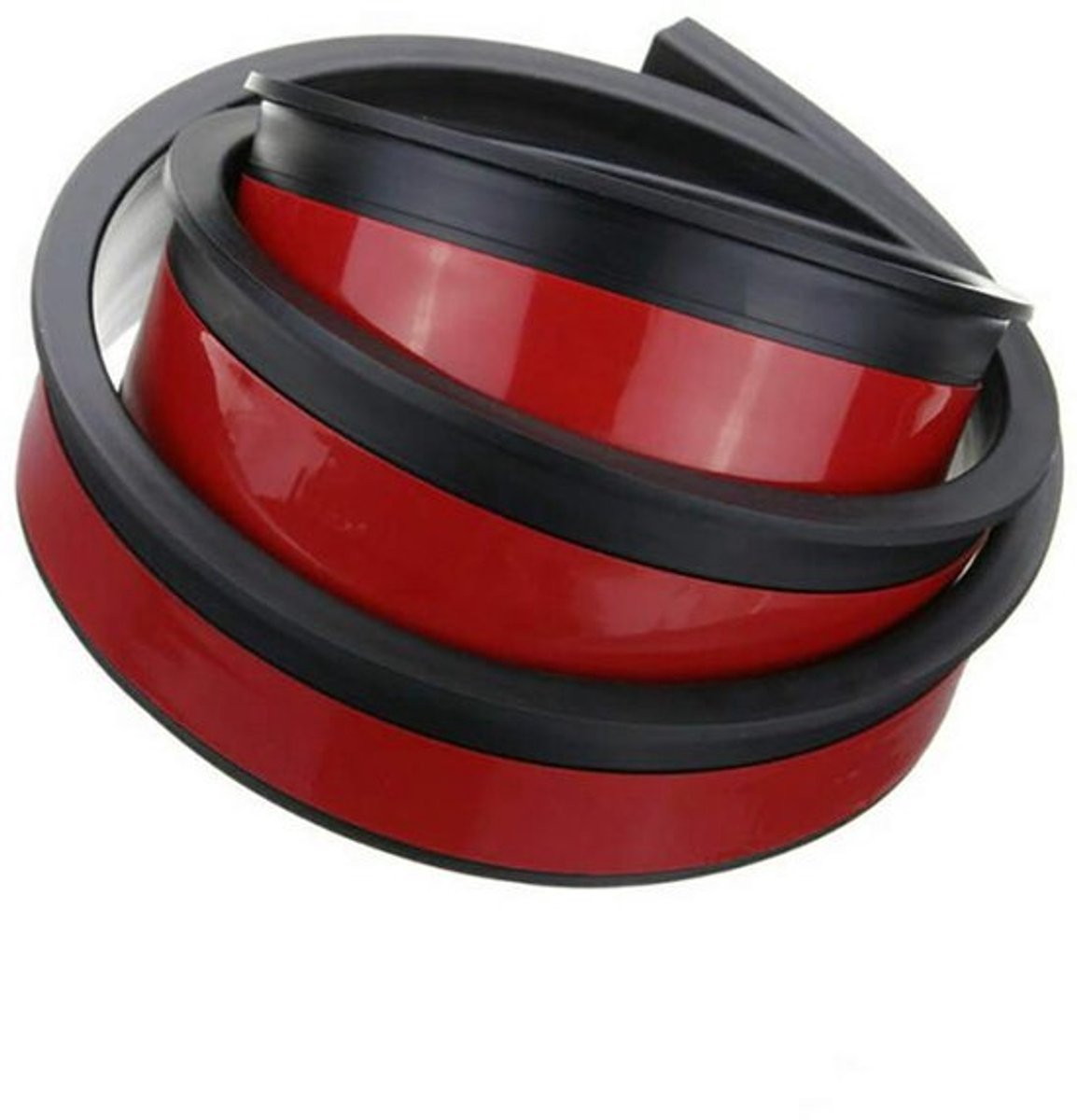 Wielkast Trim 2 Stuks - Rubber Bescherming - Anti Botsing Strips - Universele Montage - Flexibel - Zwart - Spatbordstrip