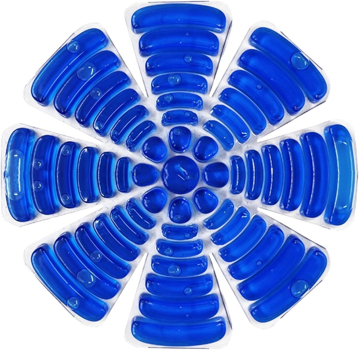 Hoofd ijspak - Koelkap liner - Outdoor sporten - Lichtgewicht gel ontwerp - 25 x 25 x 1 cm - Blauw