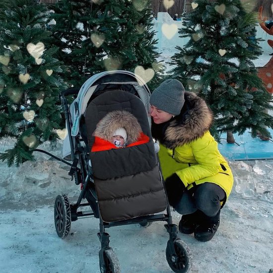SnelShoppen - Voetenzak voor Kinderwagens en Wandelwagens - Warm Gewatteerd, Winddicht, Universele Babyslaapzak - Perfect voor Buiten, Gezellige Tenen van Snelshoppen — afbeelding 5