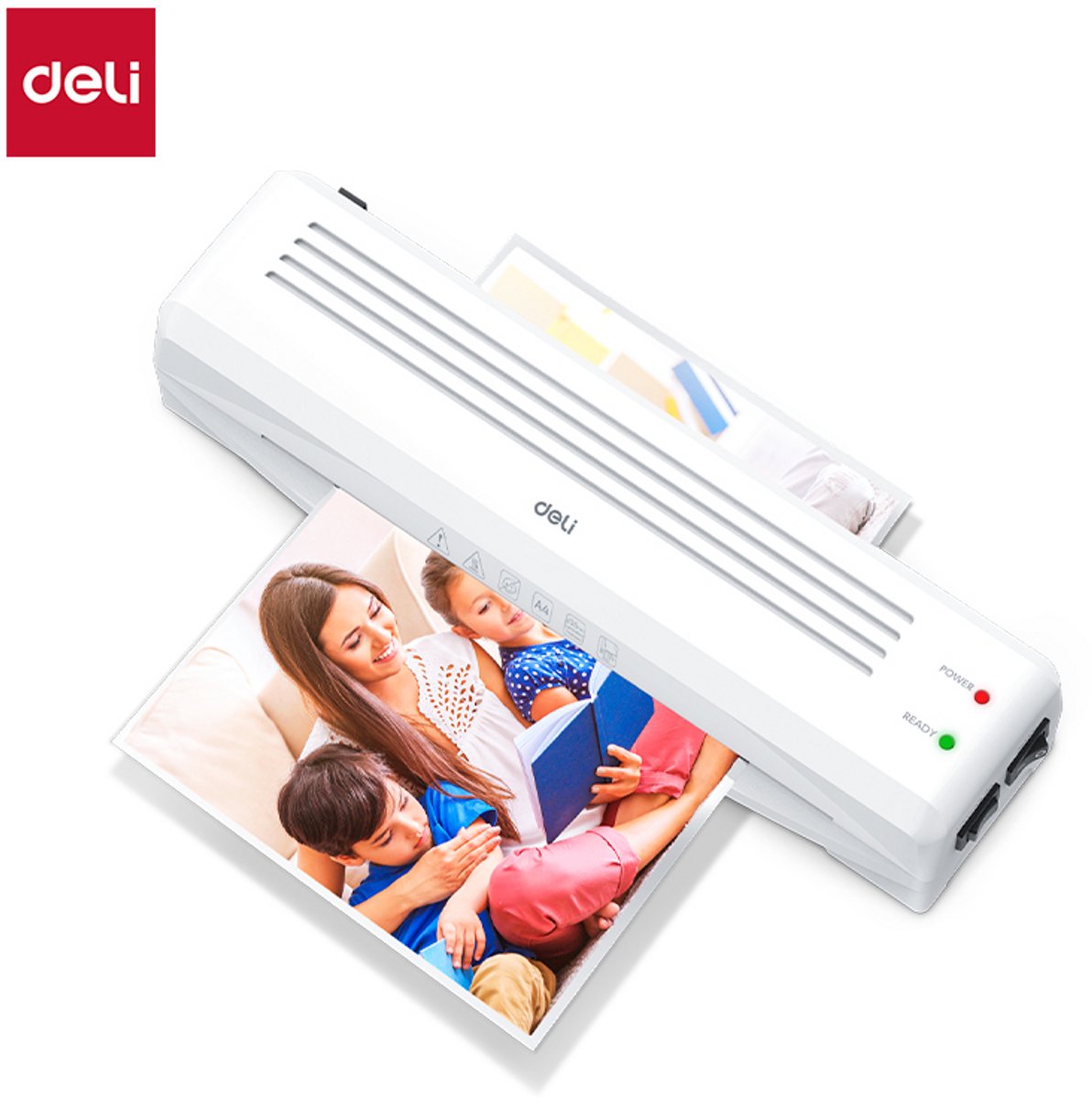 Deli lamineermachine A4 E14378 wit